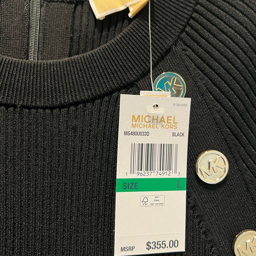 MICHAEL MICHAEL KORS Elegant Black Dress - Picture 6 of 14